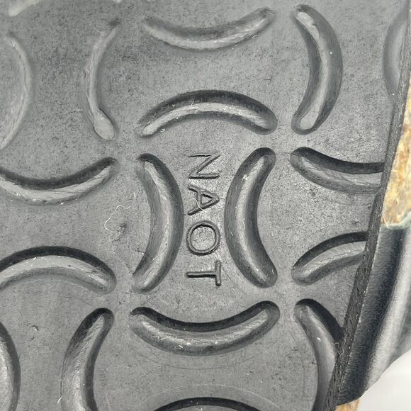 NAOT Kayla Israeli Sandals Women's US 8 / 40 Black Leather GorpCore Outdoors - Picture 13 of 16